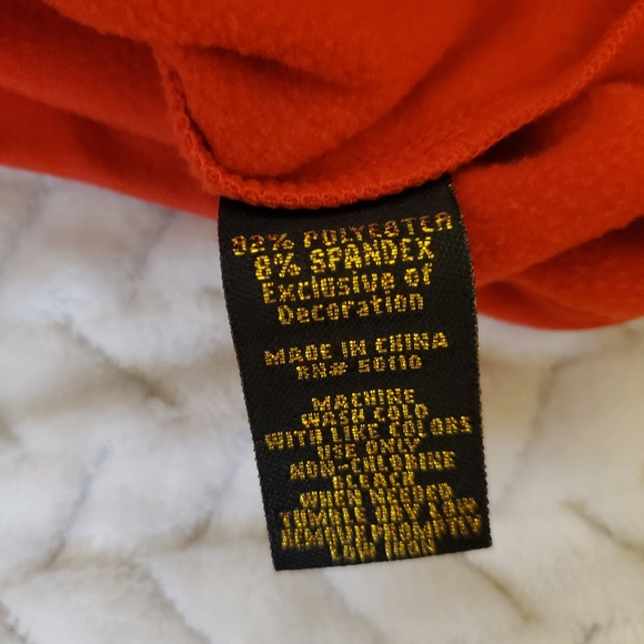 JEWEL HOUSE | Women's (Juniors) red with rainbow checkered stripe track suit. - Picture 10 of 10